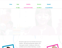 Tablet Screenshot of childfriendlydental.com